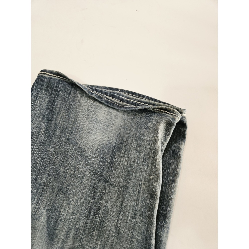 BKE Tyler Straight Leg Jeans Light Wash Distressed Denim Men's Size 38R - Picture 3 of 10